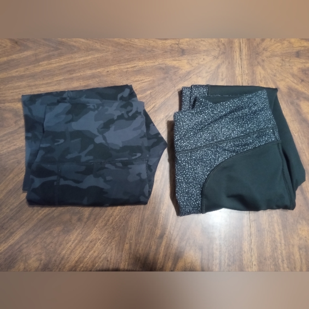 Stylish Camouflage and Star Pattern Leggings